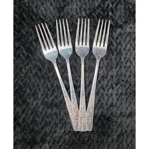 Lyon Alhambra Dinner Forks | Stainless Steel | Made in Japan | 1970s